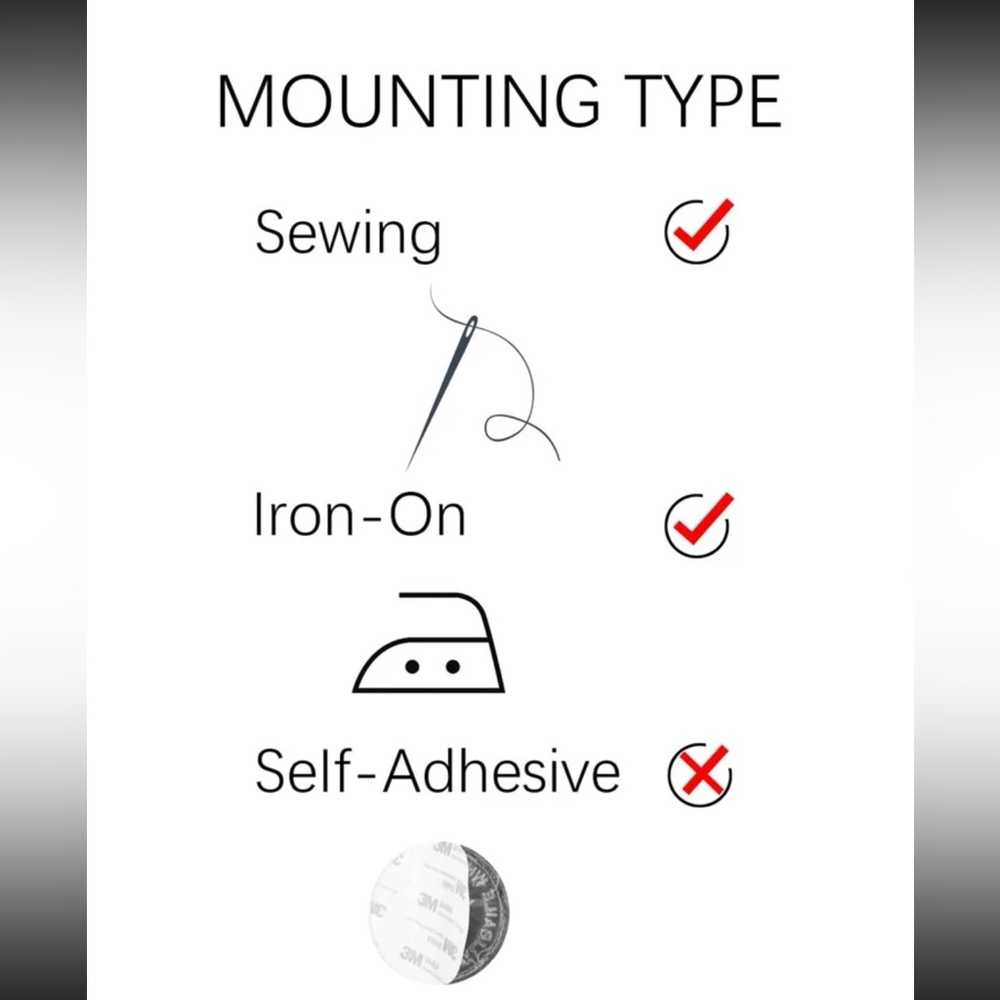 STAR IRON ON PATCH - Picture 2 of 4